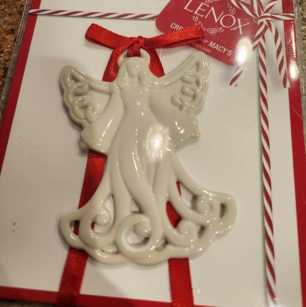 ANGELIC🎄 LENOX /Angel Ornament/ Angels Book                          NWT